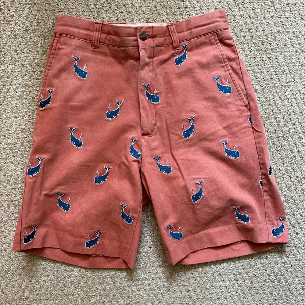 Murrays Toggery Nantucket Red Collection Whale Shorts Size 30